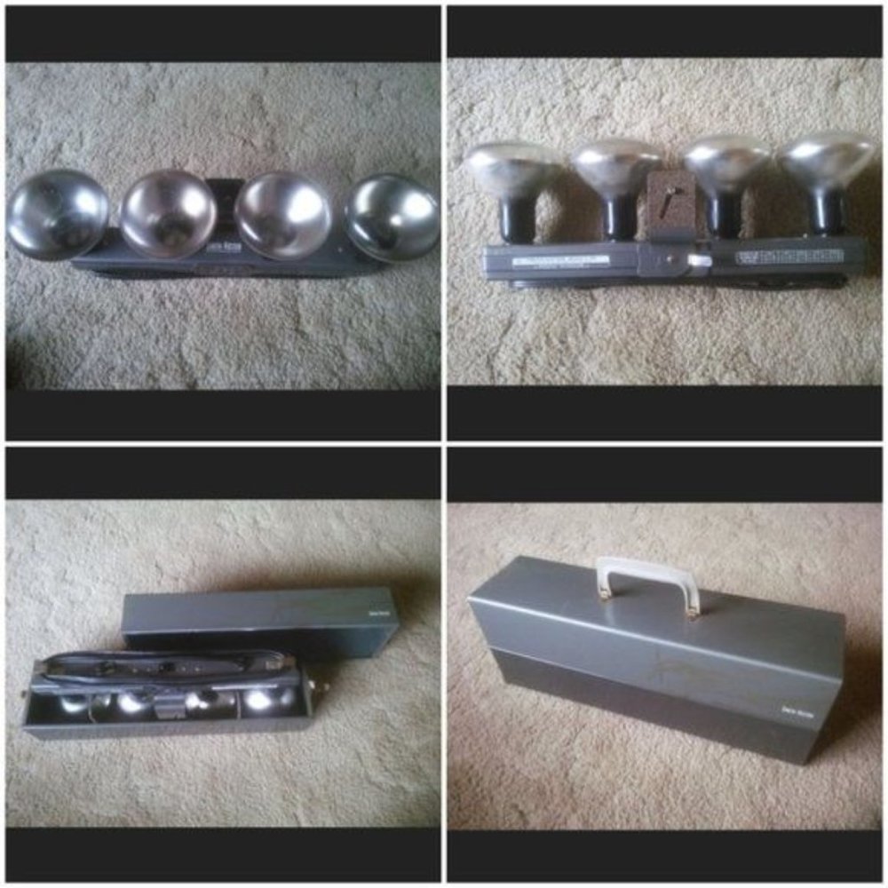 Photography/Movie Light Bars Set of 2 Vintage 1950's Smith-Victor